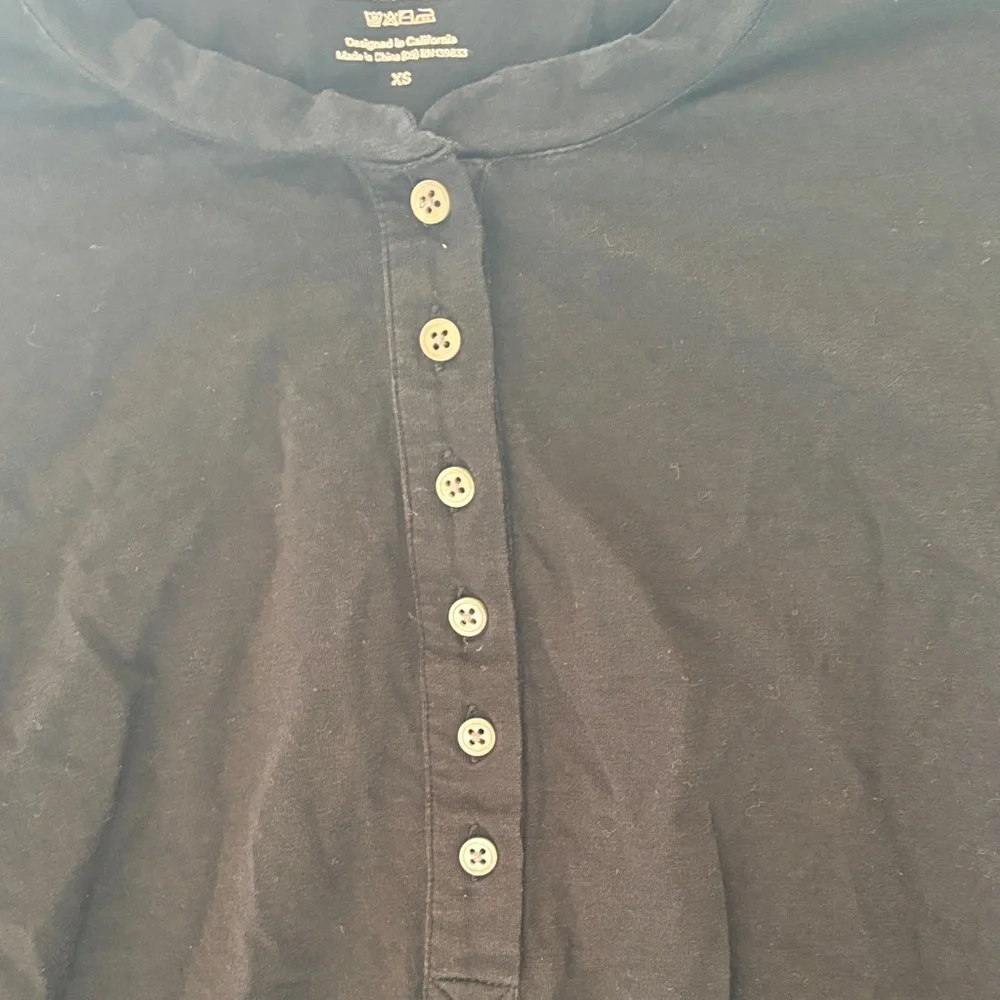 ThirdLove Charcoal Buttoned Pajama Top - Picture 3 of 5